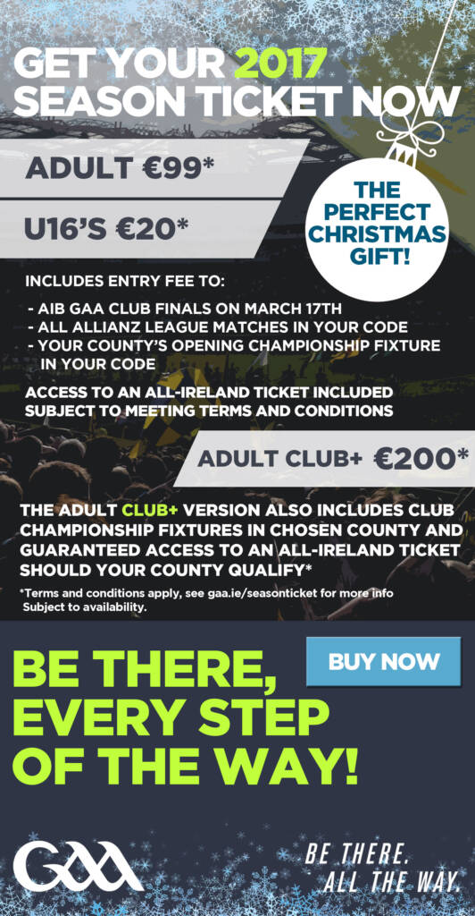 The Perfect Christmas Present for all GAA supporters
