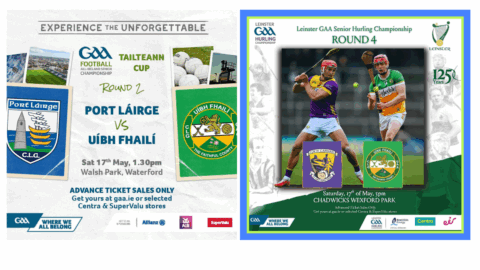 Footballers & Hurlers On The Road This Saturday