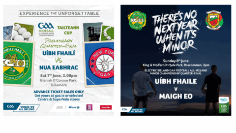 Ticket Info For Tailteann Cup & MFC Q/Final Games