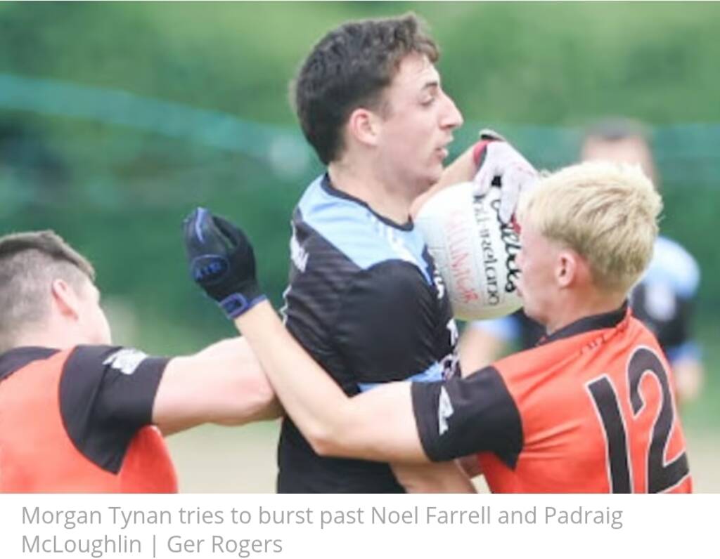 Fancied Ballinagar get away for convincing win over Tubber in closing minutes