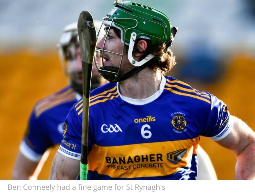 Second quarter dominance sends St Rynagh’s on road to important victory