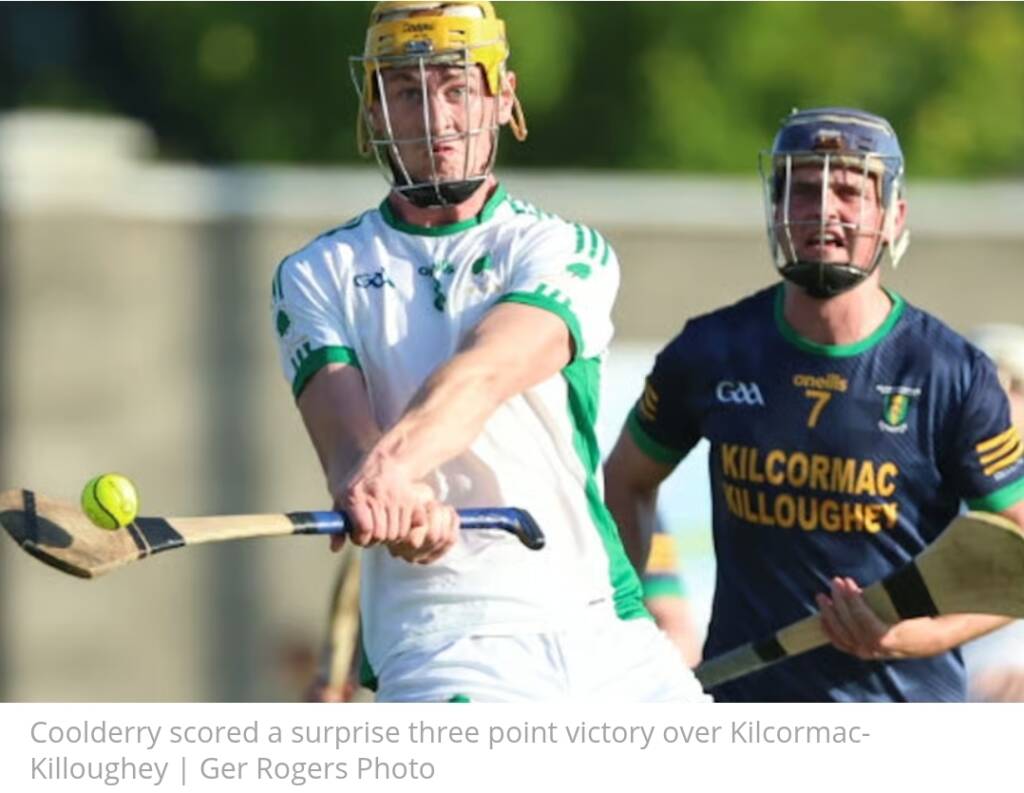 Coolderry shock champions to get championship campaign off to the perfect start