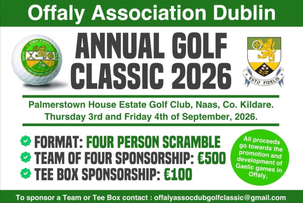 Dublin Association Offaly GAA Golf Classic 2026