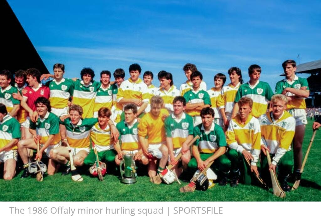 40th anniversary of Offaly 1986 All-Ireland minor hurling win celebrated