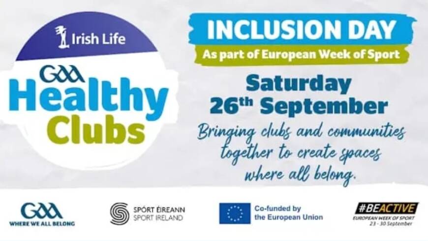 Irish GAA Healthy Clubs Programme celebrates European Week of Sport