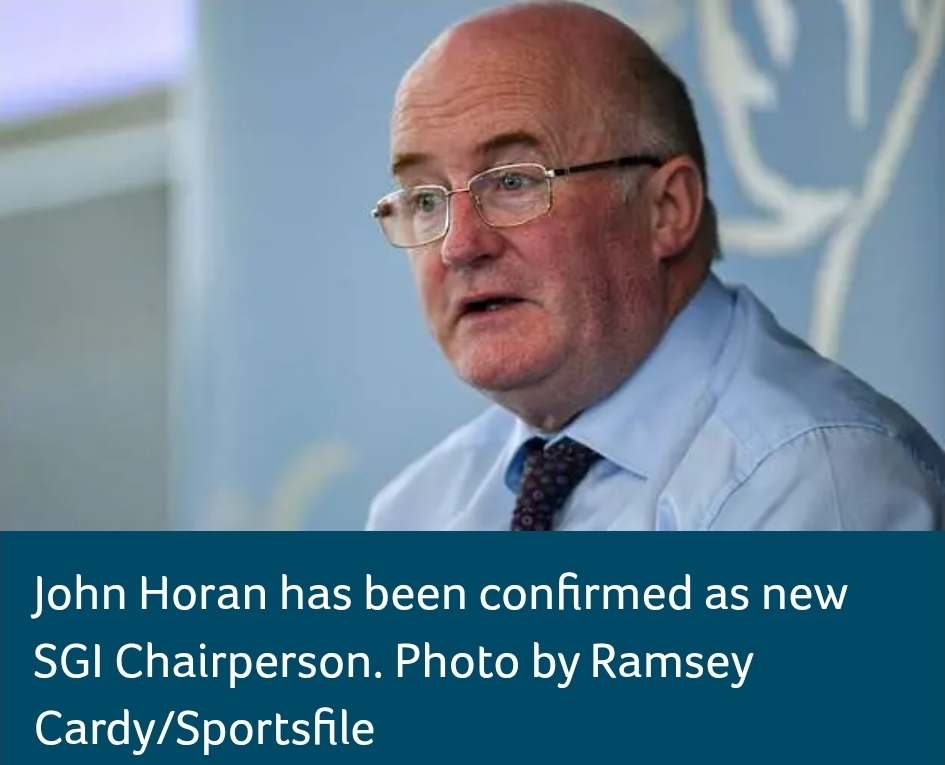 John Horan confirmed as new SGI Chairperson
