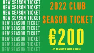 Season Ticket For Club Games In Offaly